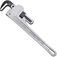 Llave Grifa- MAXPOWER Llave Stillson 350mm Llave para Tubo Stillson Heavy Duty Aluminio Llaves de Plomería